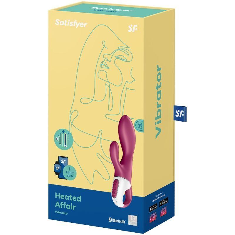 Вібратор силіконовий кролик Satisfyer Heated Affair
