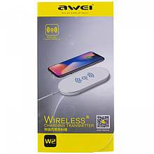 Бездротовий зарядний пристрій AWEI W2 + WIRELESS CHARGE (120) у вп 20 шт.