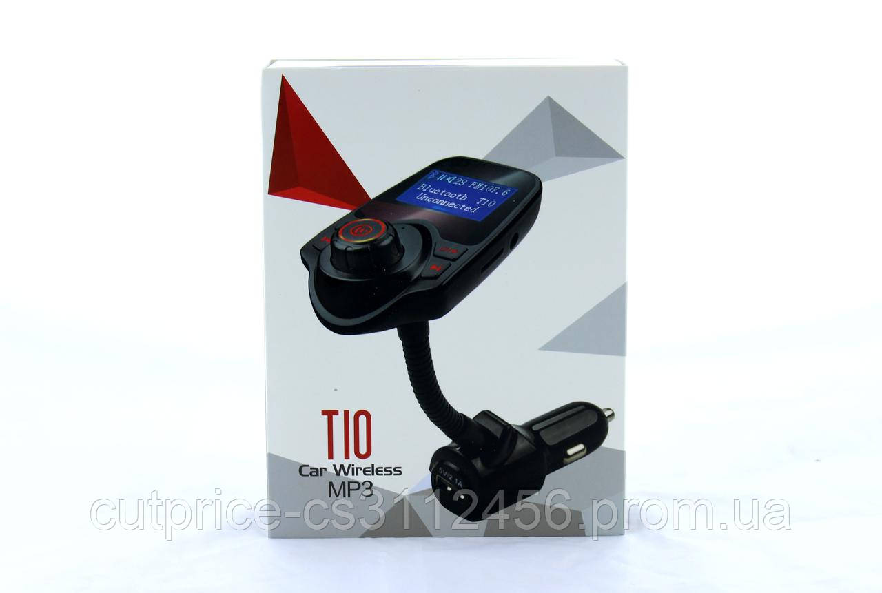 Трансмітер FM MOD. T10 + BT (100) в уп. 100шт.