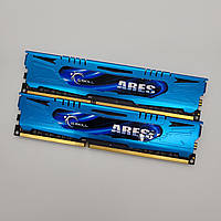 Пара оперативної пам'яті G.Skill ARES DDR3 8Gb (2x4Gb) 1600MHz PC3 12800U 2R8 CL9 (F3-1600C9D-8GAB) Б/В