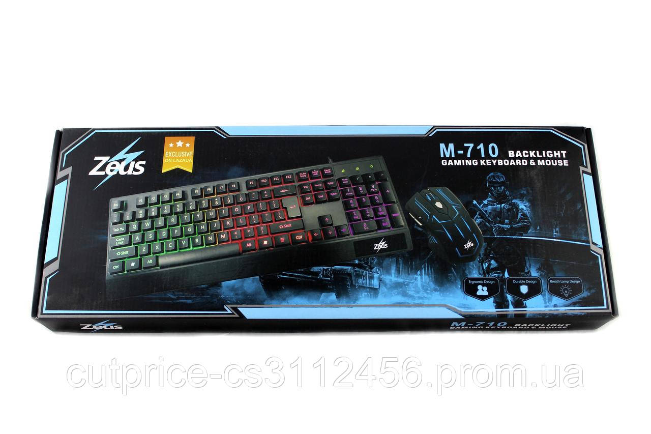 Клавіатура LED GAMING KEYBOARD+Mouse M 710 (20)