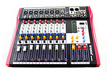 Аудіокшер Mixer 8USB/MX 806 BT Ямаха 8 канальний