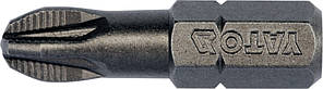 Насадка викруткова "Pozidriv" PZ3х25мм  HEX1/4" YATO 10шт.