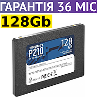 128GB SSD диск Patriot P210, твердотельный ссд 2.5" накопитель 128 гб для ПК и ноутбука acer, asus, lenovo