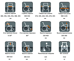 Інвалідна коляска Action 3 NG Invacare Франція VZ, фото 5