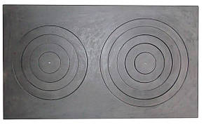Чавунна кухонна плита двоконфоркова L9 900X530