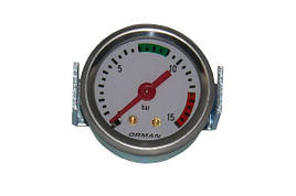 Манометр для кавомашини 40 мм 15 бар