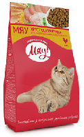 МЯУ полнорационный сухой корм для взрослых кошек с Курицей 14 кг