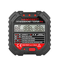 Тестер для розеток Habotest HT107D УЗО сетевой вольтметр измеритель мощности