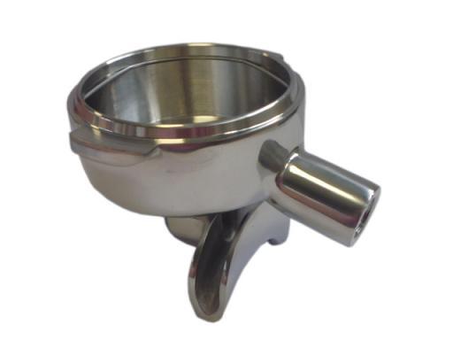 Чаша холдера M12 3/8 15° нержавіюча сталь, подвійний носик