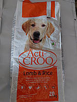 Корм для собак Премиум с ягненком Акти-Крок 20кг Испания