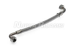 Шланг металевий 25 см, 2 кута