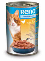 Консервы для кошек RENO со вкусом птицы 415 г