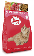 МЯУ полнорационный сухой корм для взрослых кошек с Телятиной 14 кг