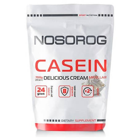 Міцелярний казеїн Nosorog Micellar Casein (Delicious Cream) 700 g, фото 2