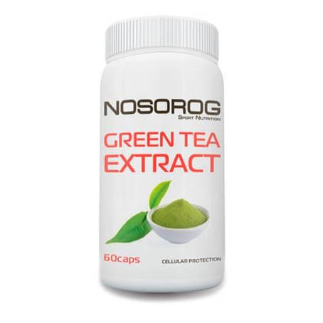 Екстракт зеленого чаю Nosorog Green Tea Extract 60 caps, фото 1