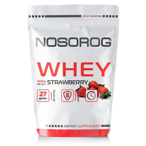 Сироватковий протеїн Nosorog Whey (Strawberry) 1 kg