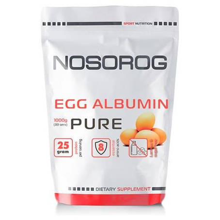 Яєчний альбумін Nosorog Egg Albumin (Pure) 1 kg, фото 1