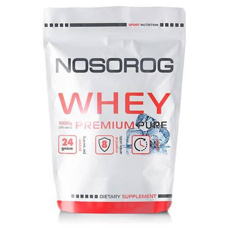 Сироватковий протеїн Nosorog Premium Whey 1 kg, фото 1