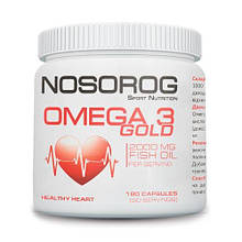 Жирні кислоти Nosorog Omega 3 Gold 1000 mg 180 caps