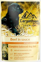 Вологий корм для цуценят всіх порід Pet Food Яловичина в соусі 100 г Carpathian