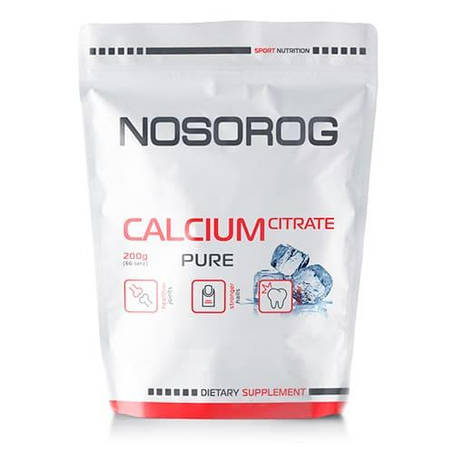 Цитрат кальцію Nosorog Calcium Citrate 200 g, фото 1