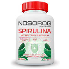 Спіруліна в таблетках Nosorog Spirulina 180 tab