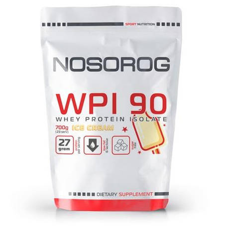 Ізолят сироваткового протеїну Nosorog WPI 90 (Ice Cream) 700 g, фото 1