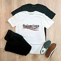 Мужская футболка Balenciaga Баленсияга Белая