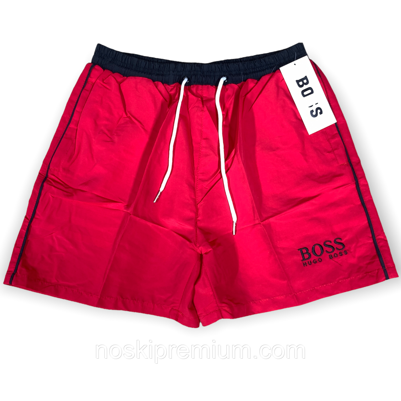 Шорты мужские Hugo Boss, размеры L-4XL, красные, 2010 - фото 1 - id-p1644426362