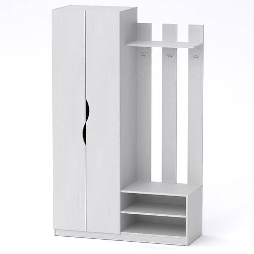 Прихожая MebelProff Нина, прихожая с штангой, вешалкой и полками, цена ...