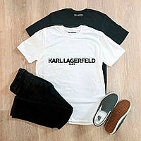 Мужская футболка Karl Lagerfeld Карл Лагерфельд Белая