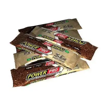 Протеїновий батончик Power Pro (36%), смак Мокачино, 60гр/20
