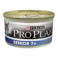 Purina Pro Plan Senior 7+ консервы для кошек старше 7 лет, с тунцом 85г*24шт