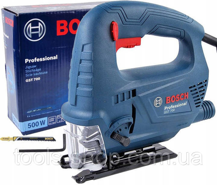 Лобзик електричний BOSCH GST 700 Professional 06012A7020: 500Вт, глибина різу 70 мм