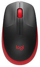 Миша Logitech M190 Full-size Wireless Red