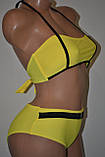 Купальник Fuba.Vi зворотній дубль Жовтий, фото 4