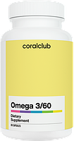 Омега 3/60 (30 капсул) Coral Club Корал Клаб Биологически Активная Добавка