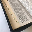 Шкіряна Біблія переклад Огієнка маленького формату з пошуковими індексами Шкіряна канонічна Біблія 13*18 см, фото 5
