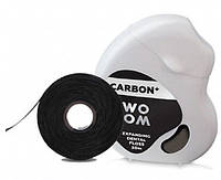 Черная зубная нить с углем WOOM CARBON 30м