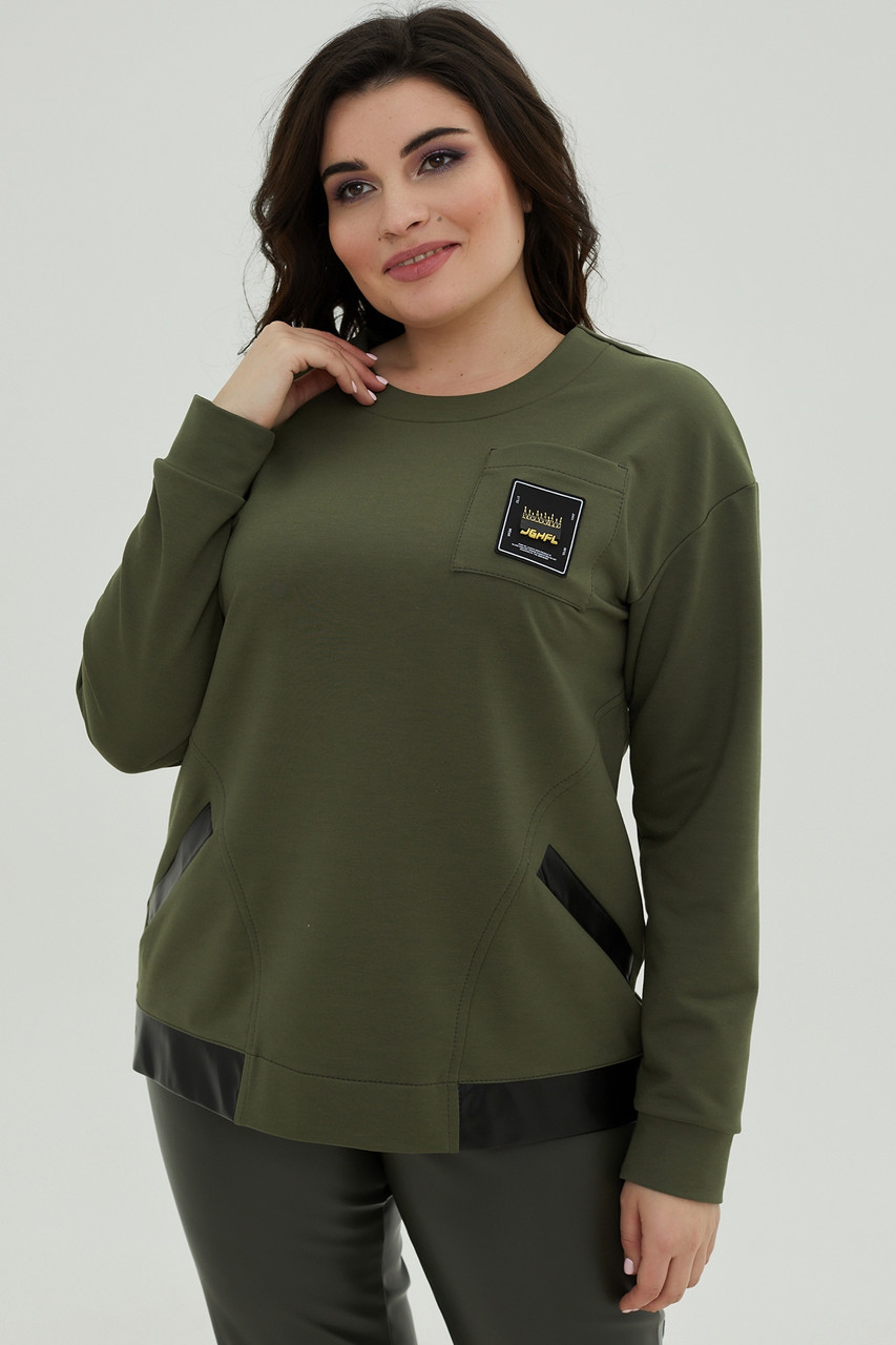 Світшот Ярослава хакі 52 (101138), фото 1