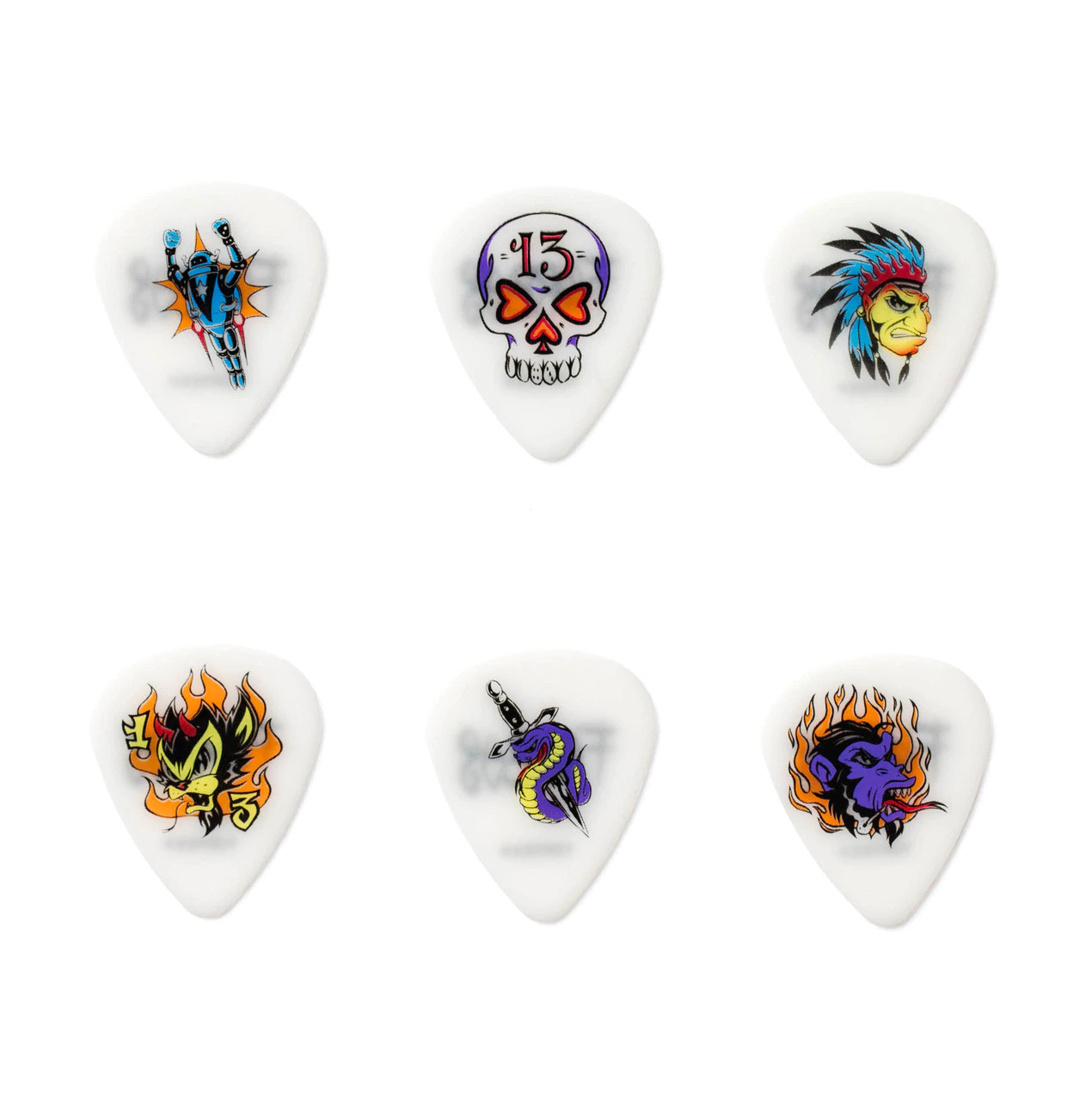 Набір медіаторів  DUNLOP ALAN FORBES PICK 1.14MM