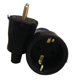 Каучукові (гумові) роз'єми однофазні 220В