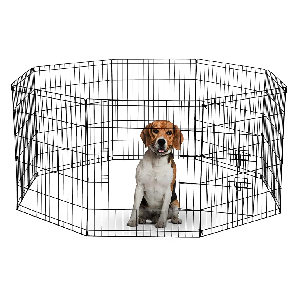 Металлический манеж для собак и щенков Pet Lux вольер для собак, высота ...