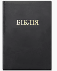 Настільна Біблія, чорний великий шрифт Біблії чорного кольору, переклад Огієнко, фото 3