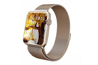 Ремінець металевий Milanese Loop 42-44 mm Браслет для смарт-годинника Ремінця для жіночих і чоловічих розумних годинників, фото 4