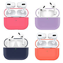 Силіконовий чохол для Airpods pro Футляр на бездротові навушники епл Кейс для аїрпідс, фото 6