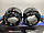 Бі-ксенонові лінзи 2,5 Ultra з чорними масками та ксенон h1 6000 k AC, фото 2