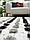 Килим в скандинавському стилі Oslo чорно-білий, ручна робота, фото 7