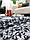 Килим в скандинавському стилі Oslo чорно-сірий, ручна робота, фото 7